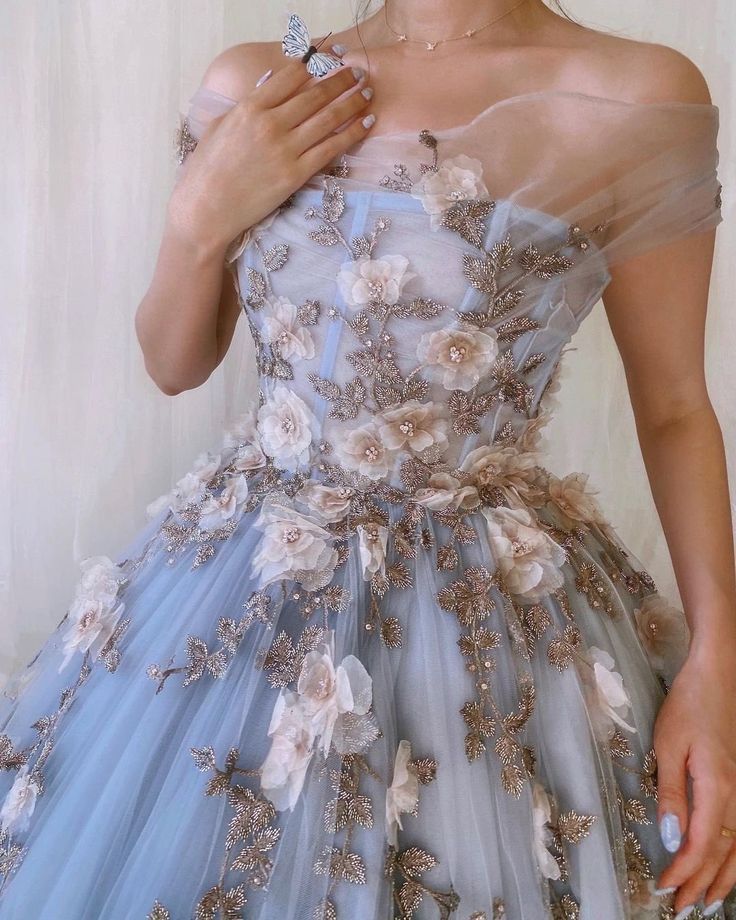 Tulle Ball Gown with Lace Prom Dress evening dress cg16408