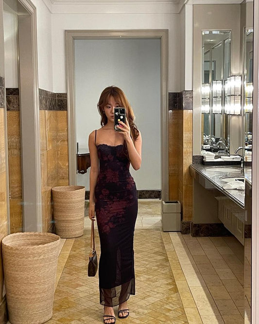 Spaghettiträger Meerjungfrau Ballkleid, Langes Partykleid cg25262