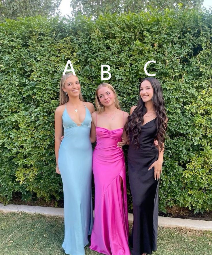 Simple Evening Dresses for Women Floor Length Prom Dress Elegant Party