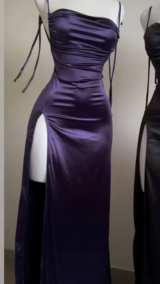 Hübsches Etuikleid mit Spaghettiträgern, schlichtes Ballkleid, cg25299