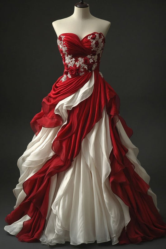 A-Linie Ballkleid Langes Partykleid Glamouröses Ballkleid Abendkleid cg25278