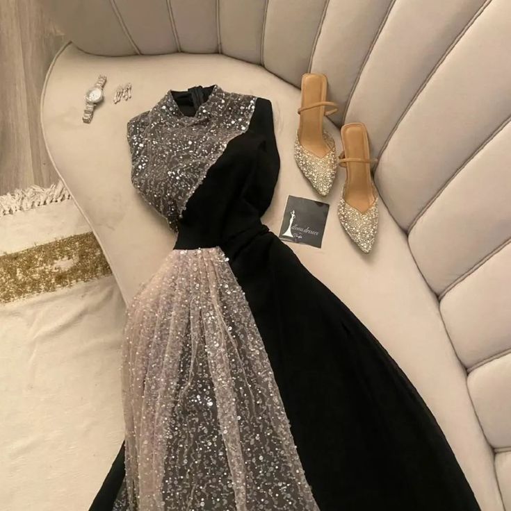 Sexy Black Prom Party Dresses Unique Evening Dress Long Princess Dress cg26035