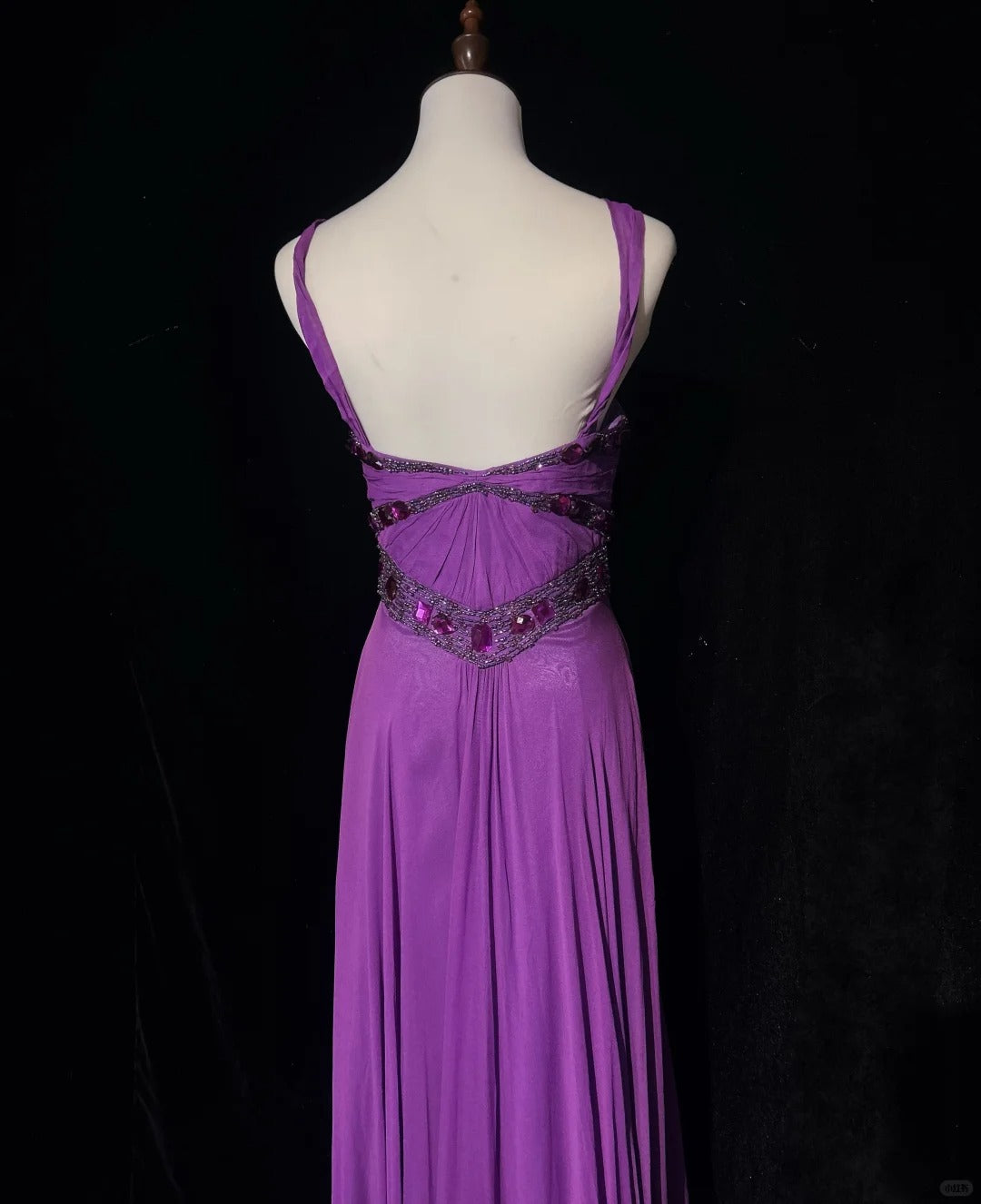 Purple Formal Dress Vintage Long Party Dress Evening Dress Prom Dresses cg25715