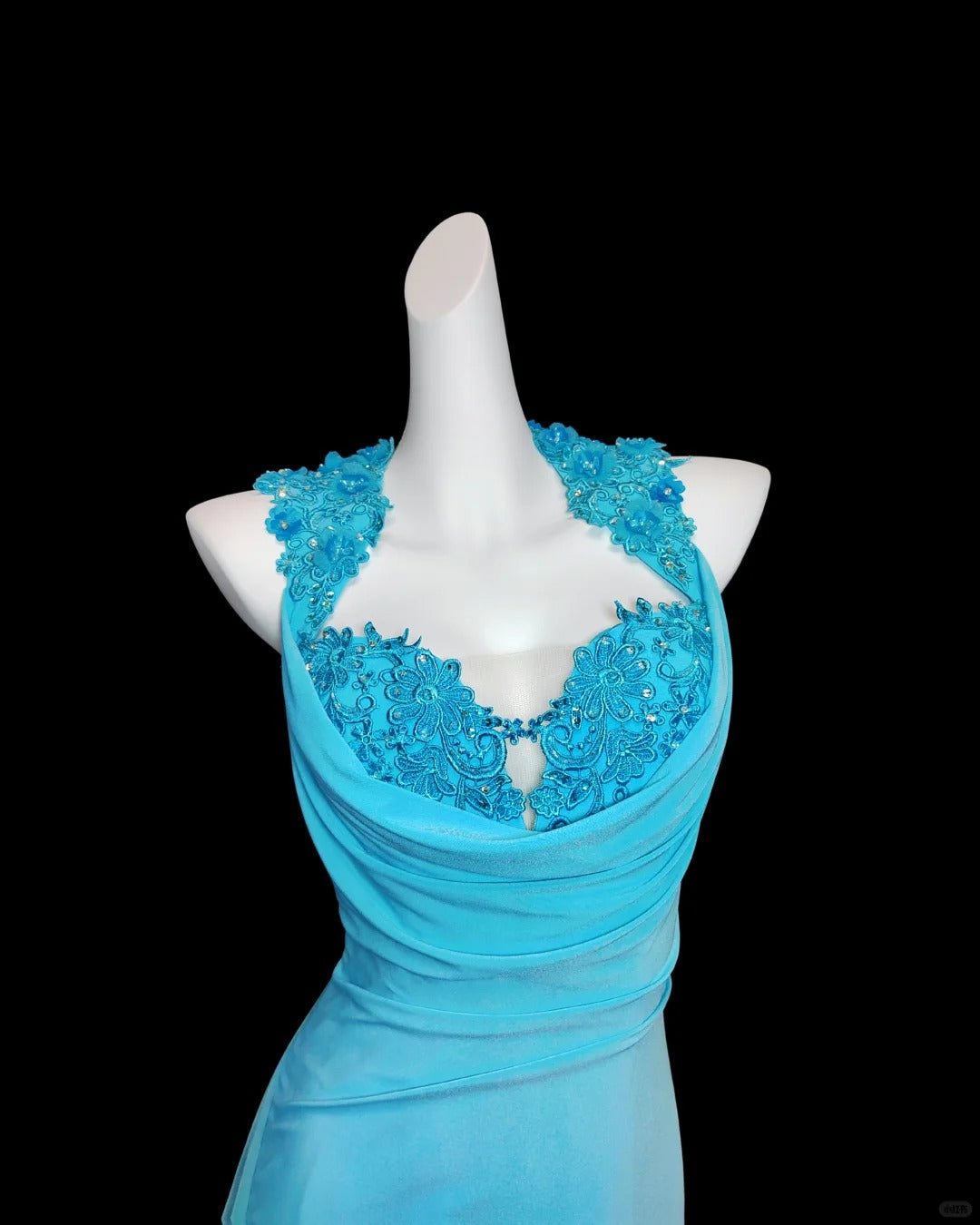 Tiffany Blue Vintage Long Party Dress Evening Dress Prom Dresses cg25759