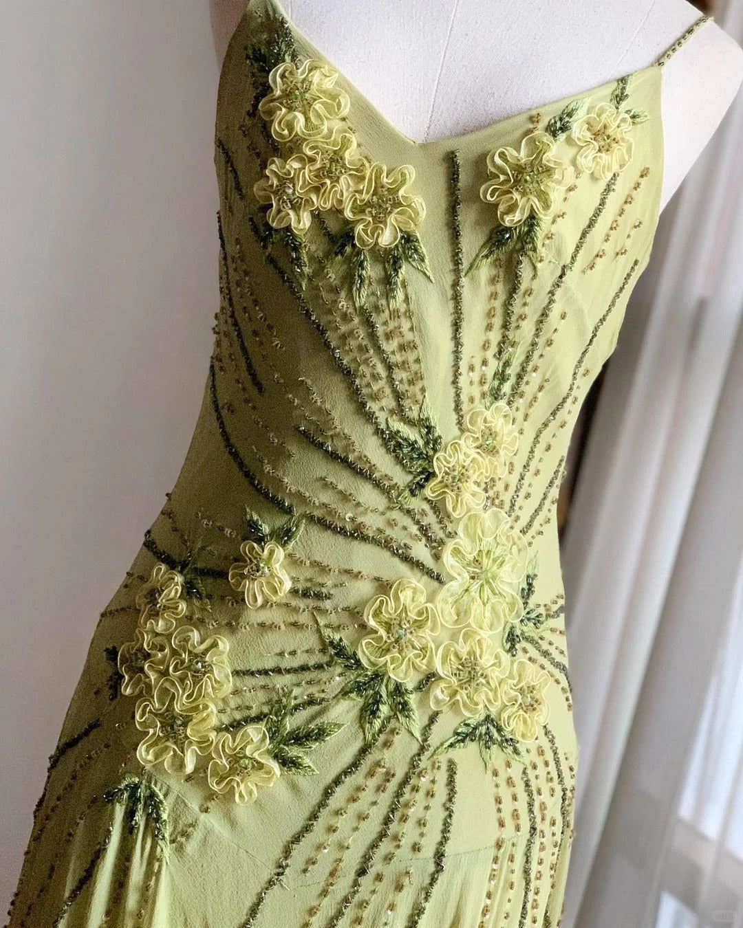 Green Backless Vintage Prom Party Dresses Unique Evening Dress cg26049