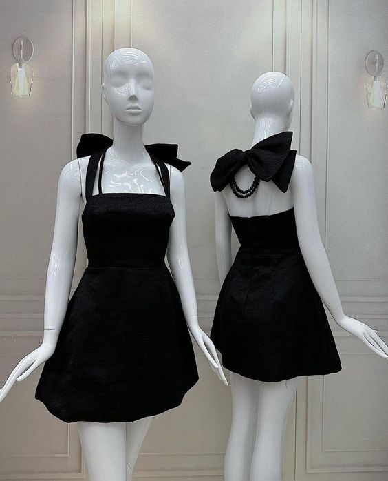 Halter Sleeveless Satin A-Line Mini Homecoming Dress With Bow Short Party Dress cg26018