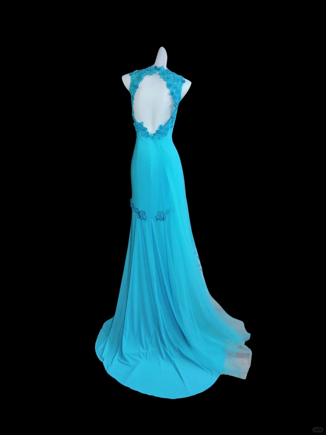 Tiffany Blue Vintage Long Party Dress Evening Dress Prom Dresses cg25759