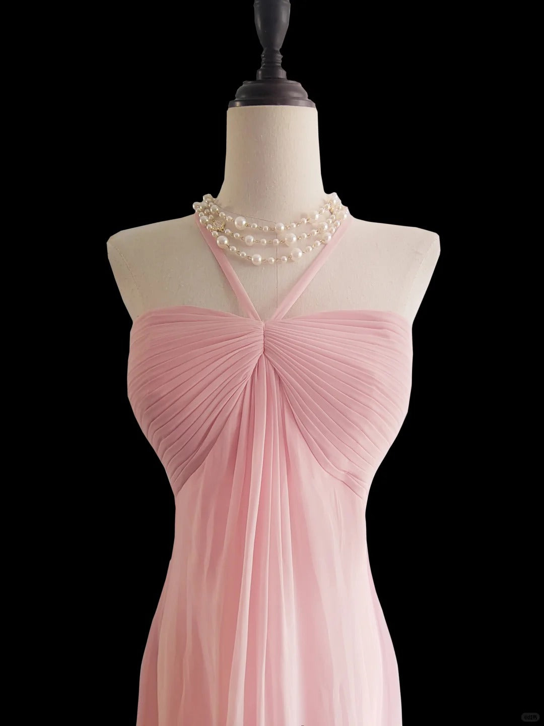 Pink Vintage Long Party Dress Evening Dress Prom Dresses cg25758