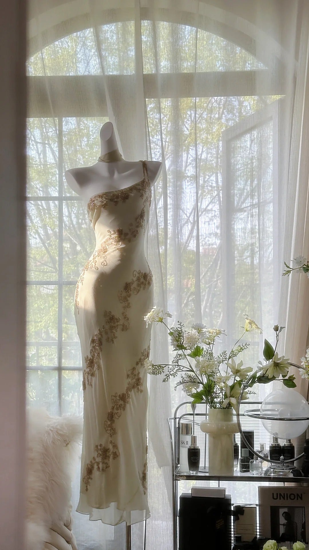 Vintage Evening Dresses, Unique Sleeveless Party Gowns cg25528