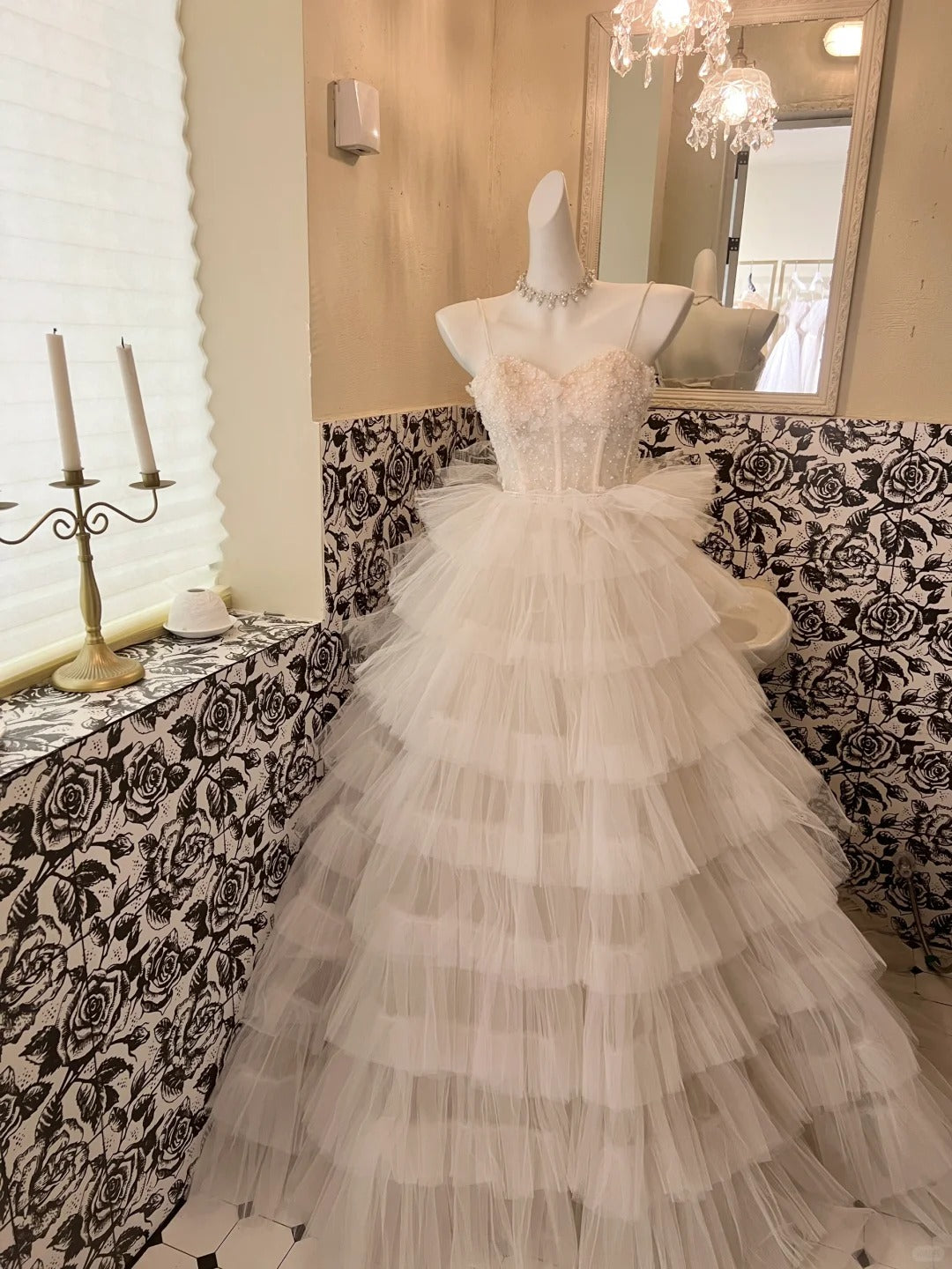 A Line Tulle Princess Evening Dress for Girls Long Party Gowns cg25781