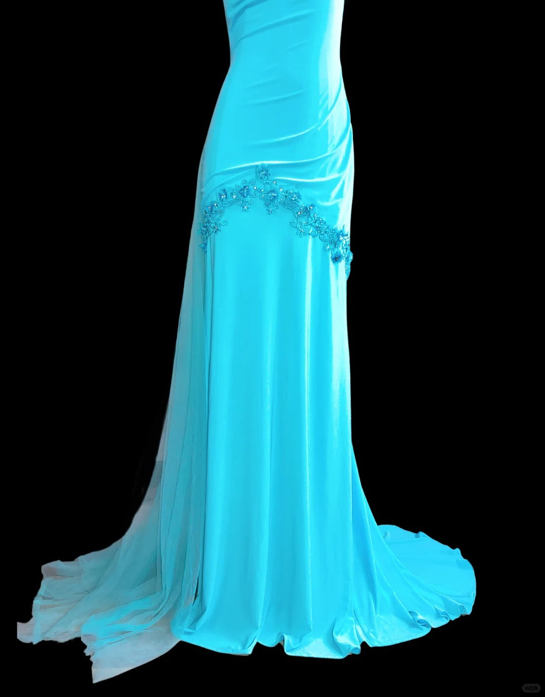 Tiffany Blue Vintage Long Party Dress Evening Dress Prom Dresses cg25759