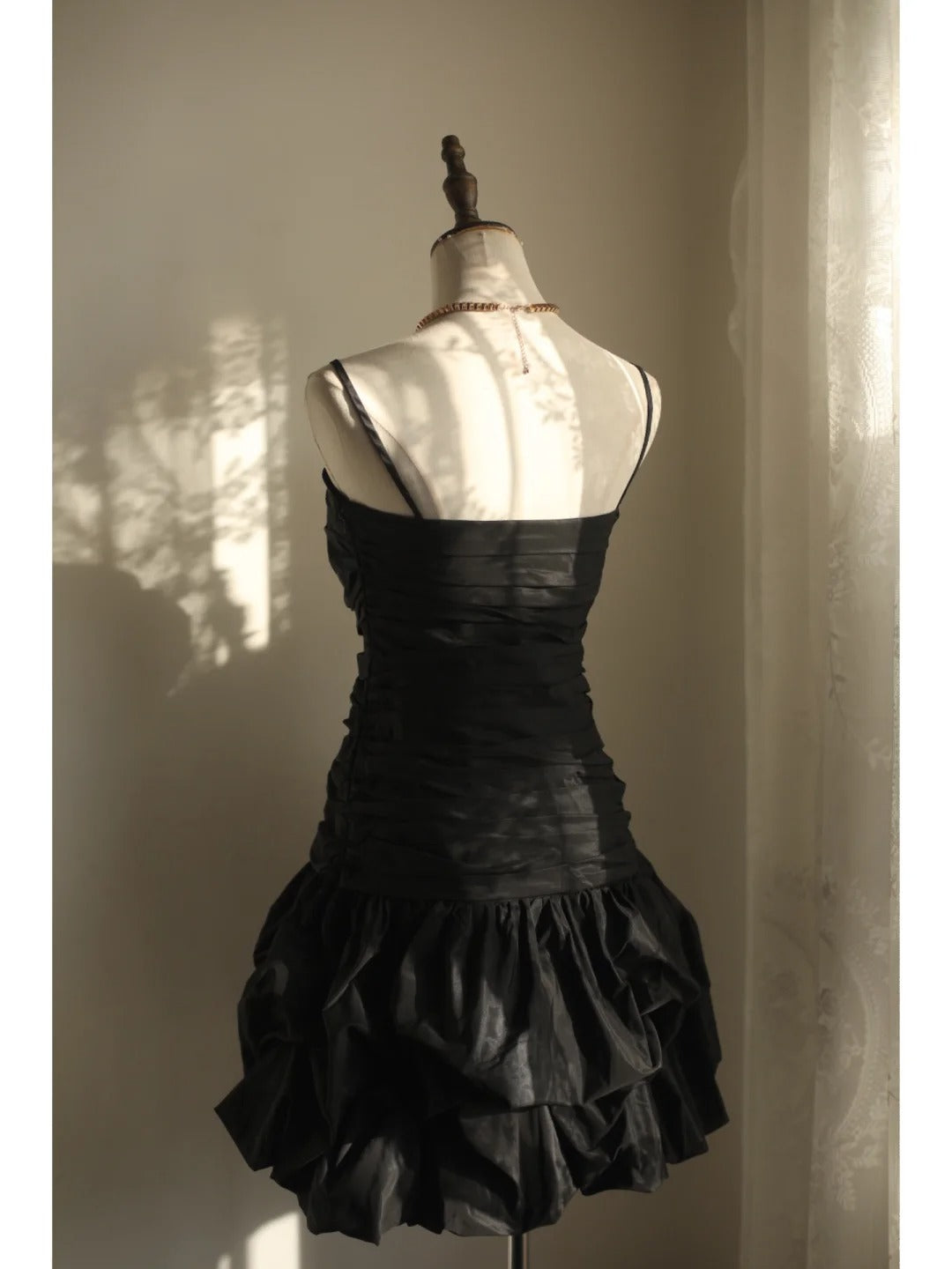 A Line Black Vintage Homecoming Dresses Short Prom Dress Short Party Dress cg25932
