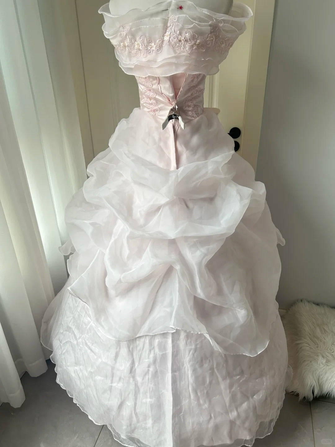 A Line Pink Prom Party Dresses Unique Long Evening Dress Vintage Princess Dress cg25988
