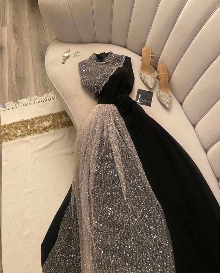 Sexy Black Prom Party Dresses Unique Evening Dress Long Princess Dress