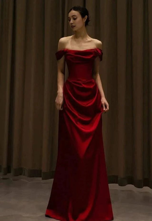 Schulterfreies Abendkleid, lang, Abschlussball, Abendkleid, formelle Kleider, cg25146