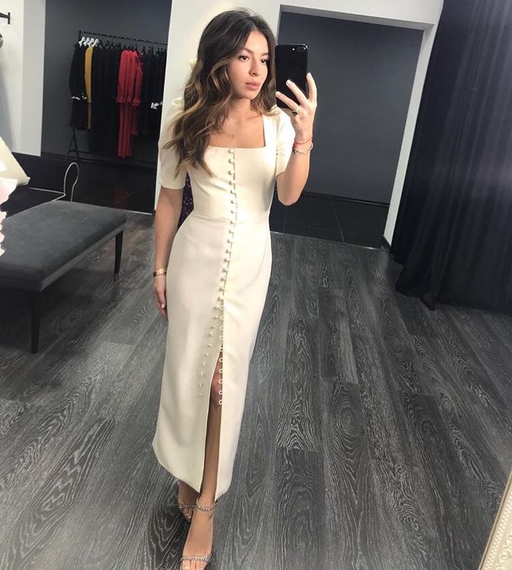 White Short Sleeves Party Dress Evening Dress Prom Dresses cg25761
