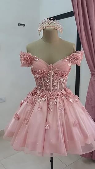A-line Pink Homecoming Dresses Short Prom Dress Short Party Dress cg25957