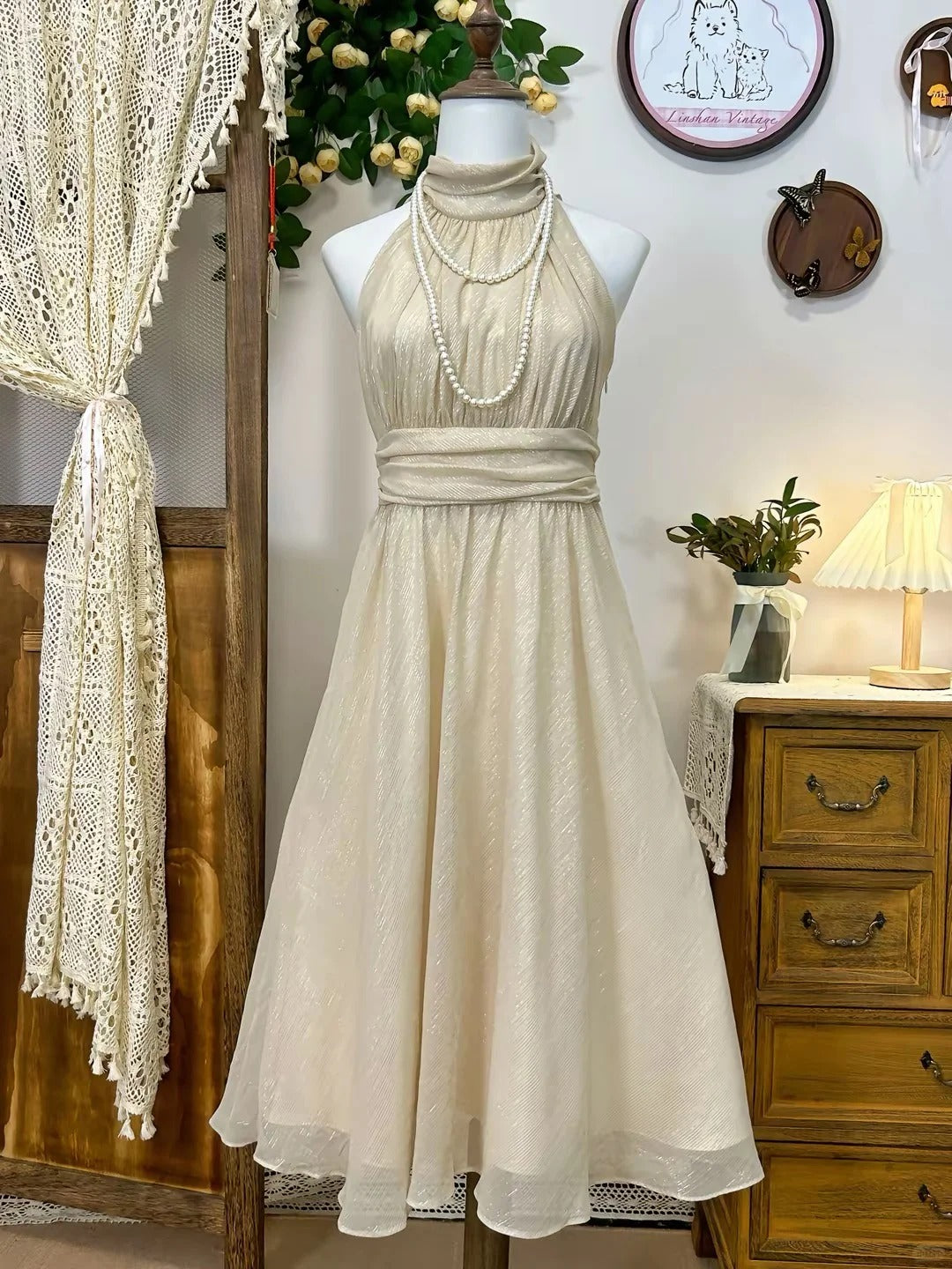 A Line Champagne Vintage Short Party Dress Cocktail Dresses Homecoming classygown A Line Champagne Vintage Short Party Dress Cocktail Dresses Homecoming classygown