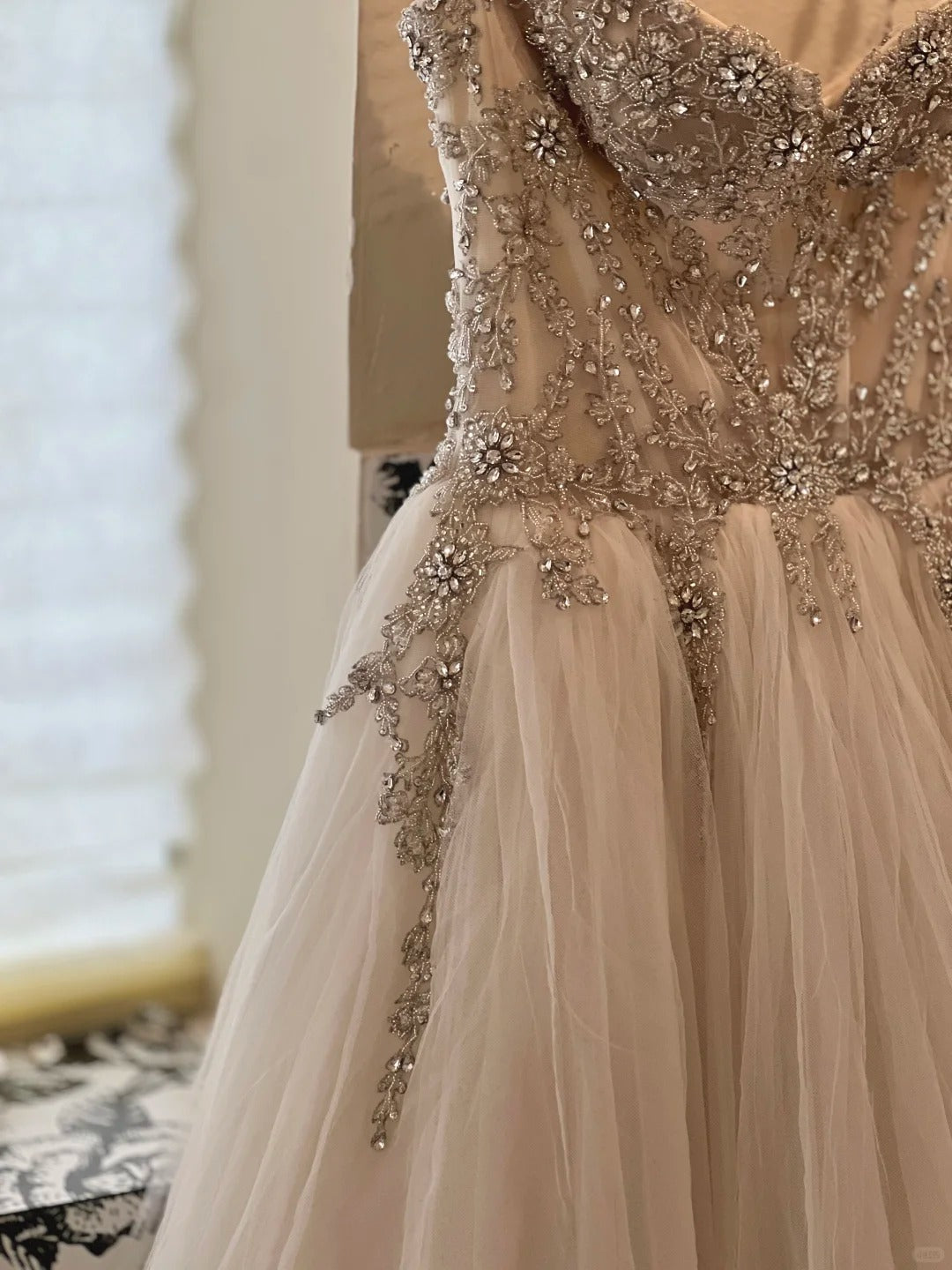 A Line Tulle Princess Evening Dress for Girls Long Party Gowns cg25784
