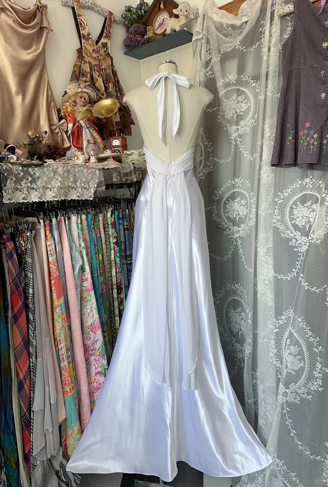 Vintage Evening Dresses,Mermaid Halter Long Party Gowns cg25577