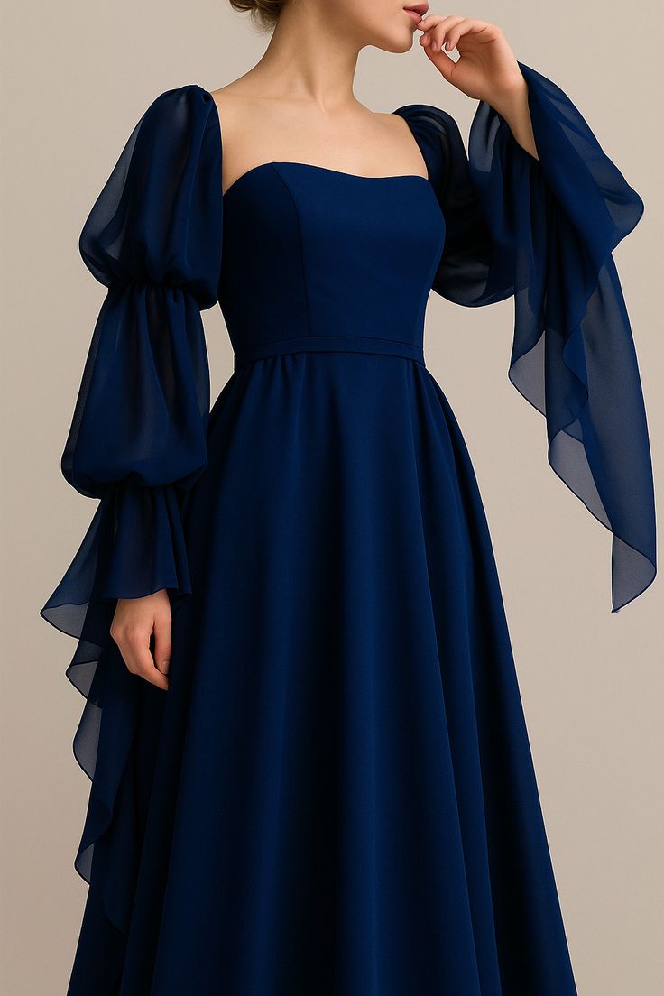 Beautiful Vintage Romantic A-line Blue Prom Dress Evening Dress cg2581 classygown Beautiful Vintage Romantic A-line Blue Prom Dress Evening Dress cg2581 classygown