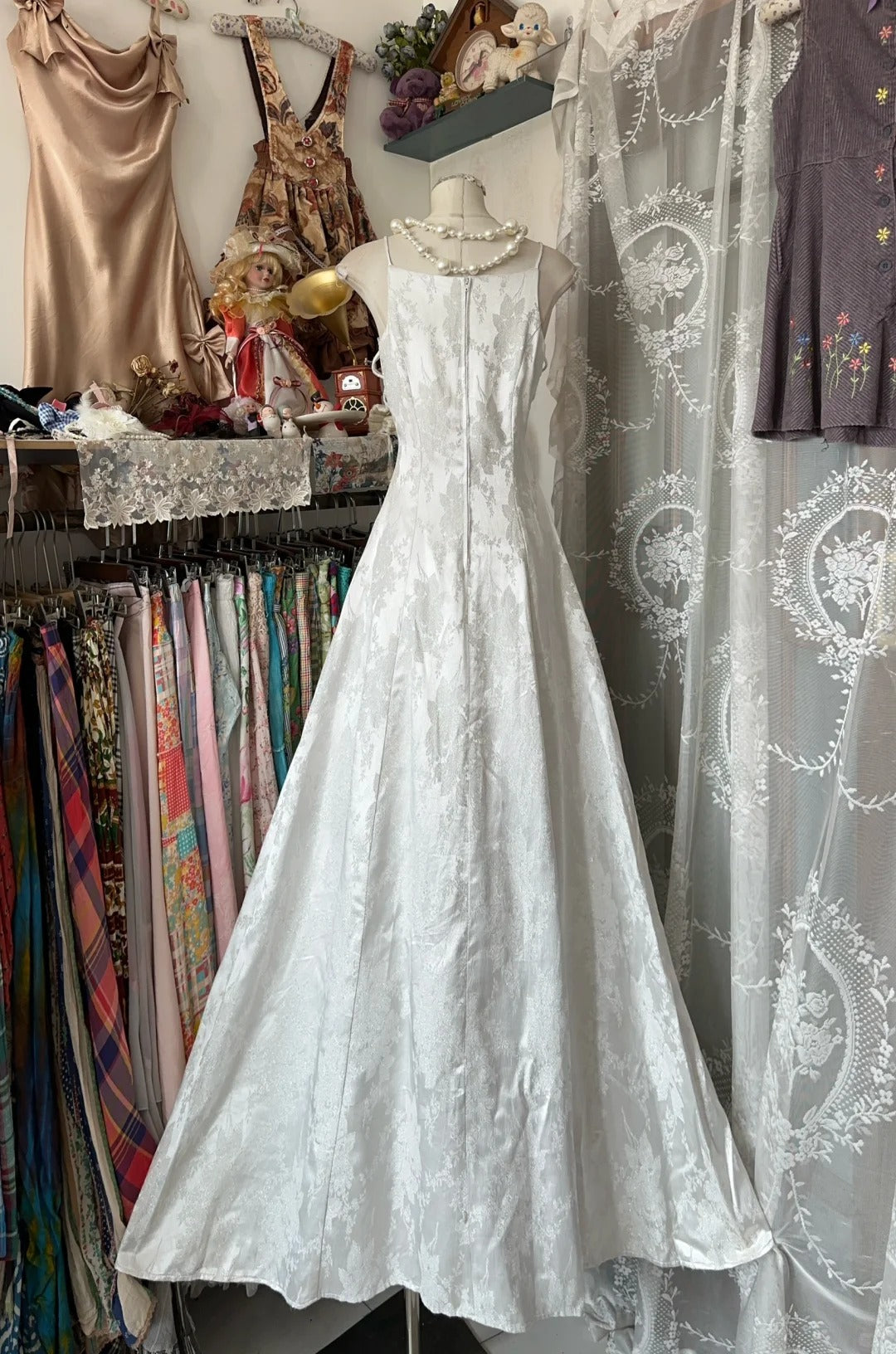 A Line Vintage Long Party Dress Evening Dress Prom Dresses cg25754