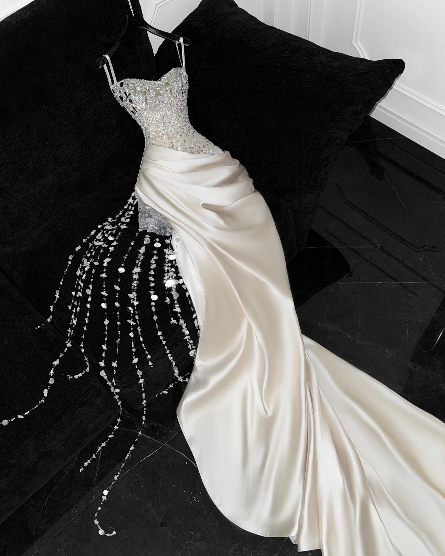 Sexy Long Sequin Prom Dresses Evening Party Dress cg25453