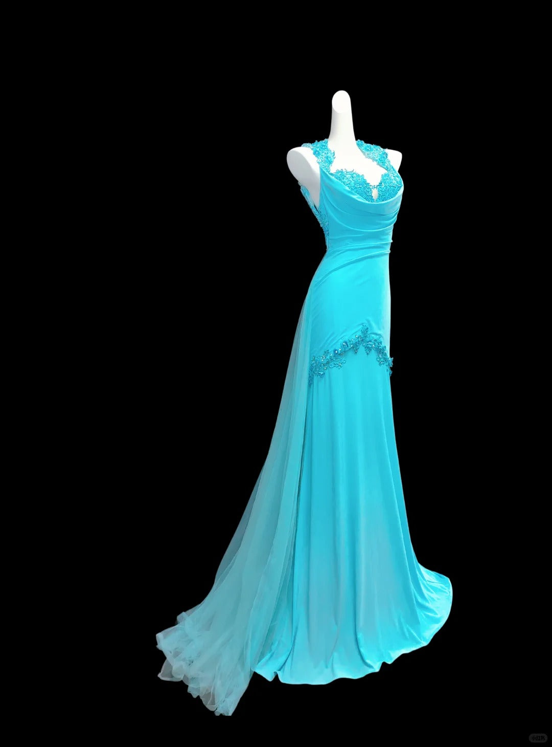 Tiffany Blue Vintage Long Party Dress Evening Dress Prom Dresses cg25759