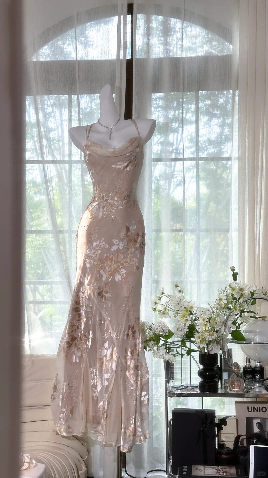 Mermaid Formal Dress Vintage Long Party Dress Evening Dress Prom Dresses cg25710