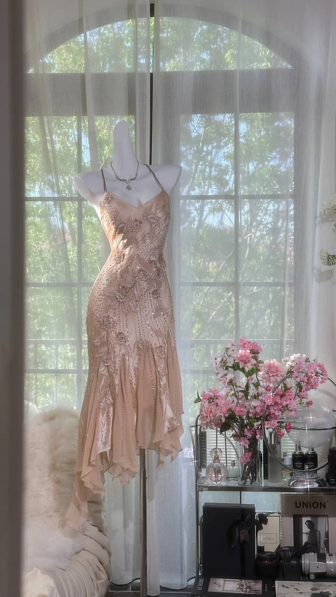 Irregular length Party Dress Fashion Evening Dress cg25573