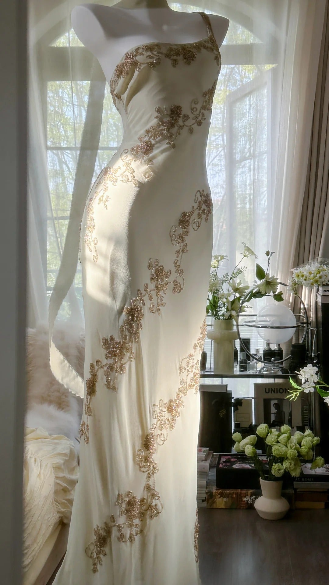 Vintage Evening Dresses, Unique Sleeveless Party Gowns cg25528
