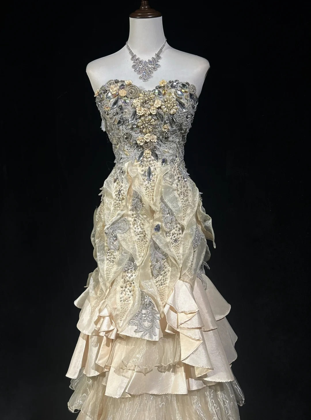 Elegant Vintage Evening Dresses, Sleeveless Party Prom Dress cg25466