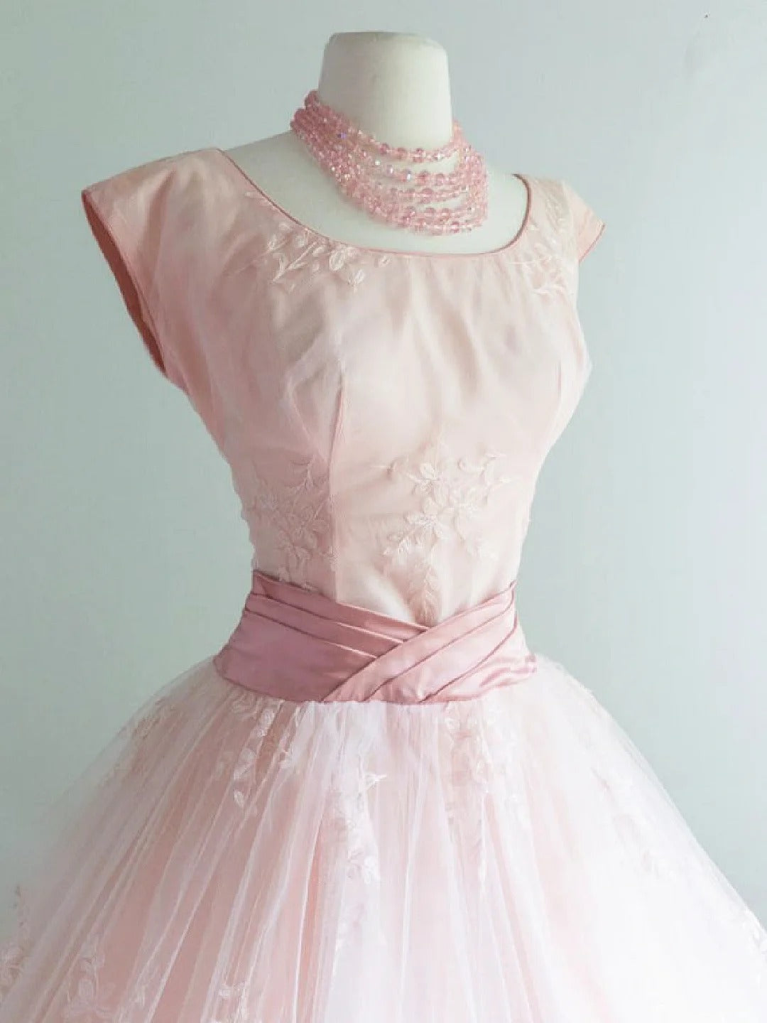 A Line Pink Vintage Homecoming Dress Short Prom Dress Party Dress cg26053