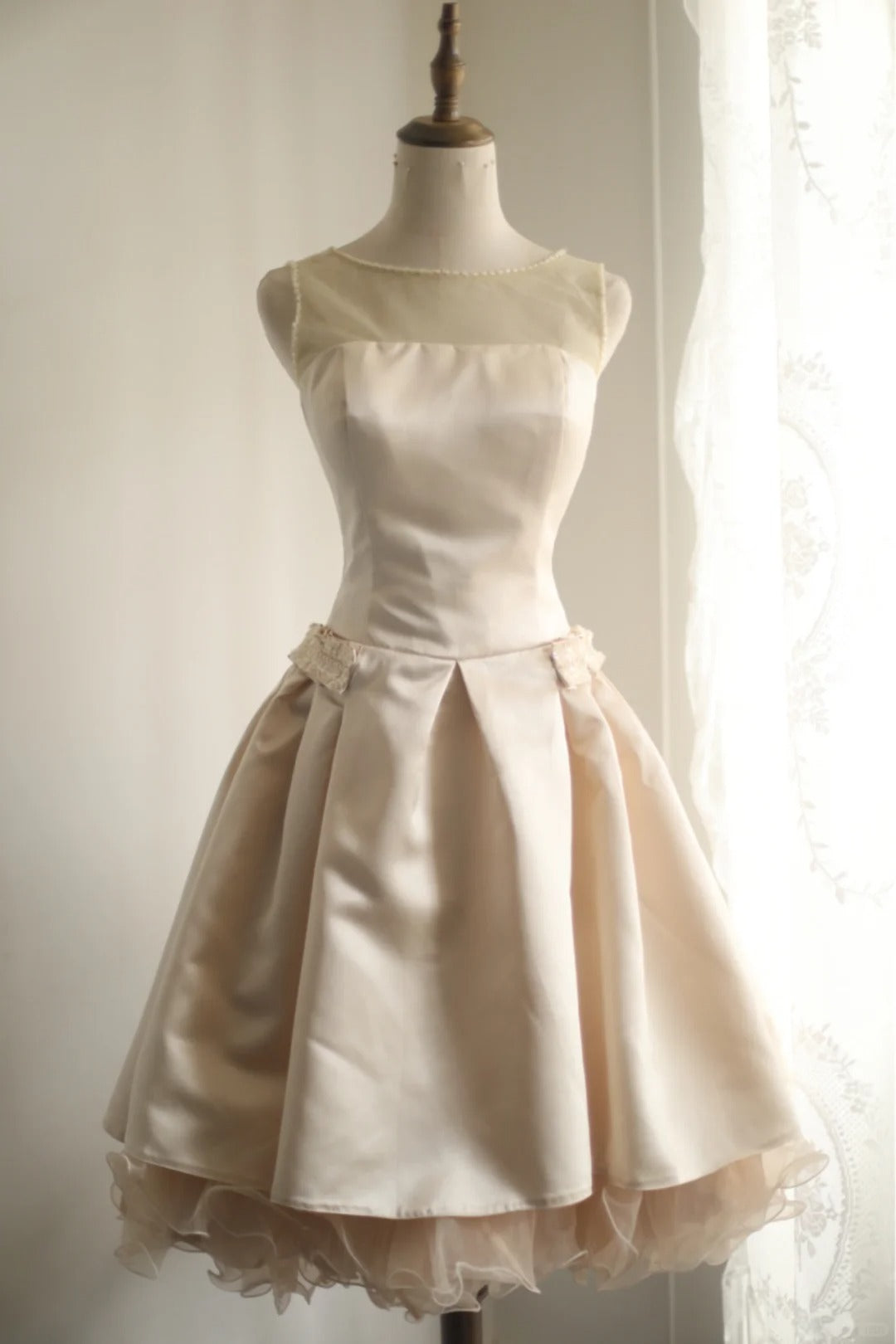 A Line Vintage Homecoming Dresses Short Prom Dress Short Party Dress cg25945