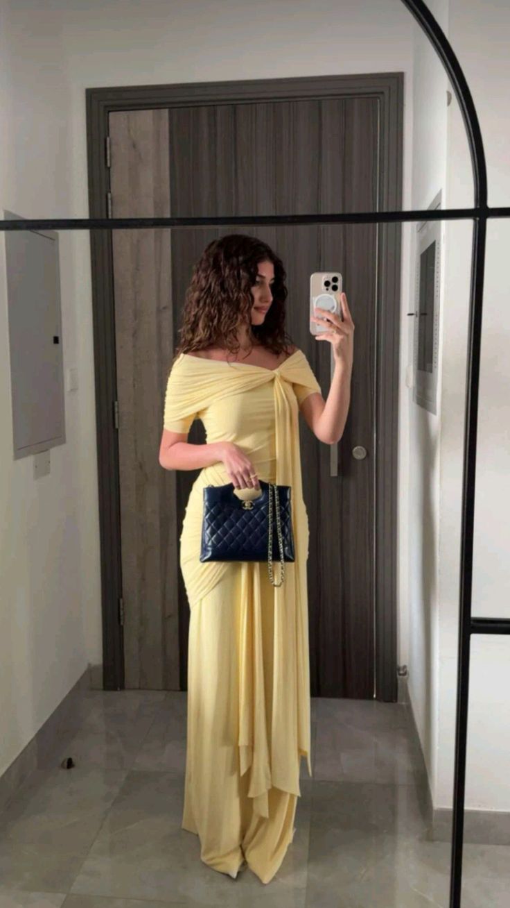 Yellow Mermaid Evening Dress Off Shoulder Prom Party Dress cg25645