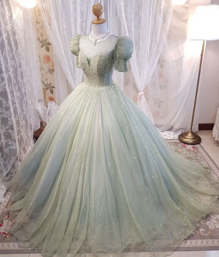 A Line Short Sleeves Long Party Dress Evening Dress Prom Dresses cg25694