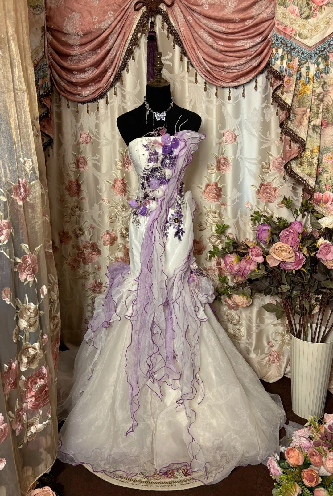 Vintage Evening Dresses,Mermaid Long Sleeveless Party Gowns cg25542