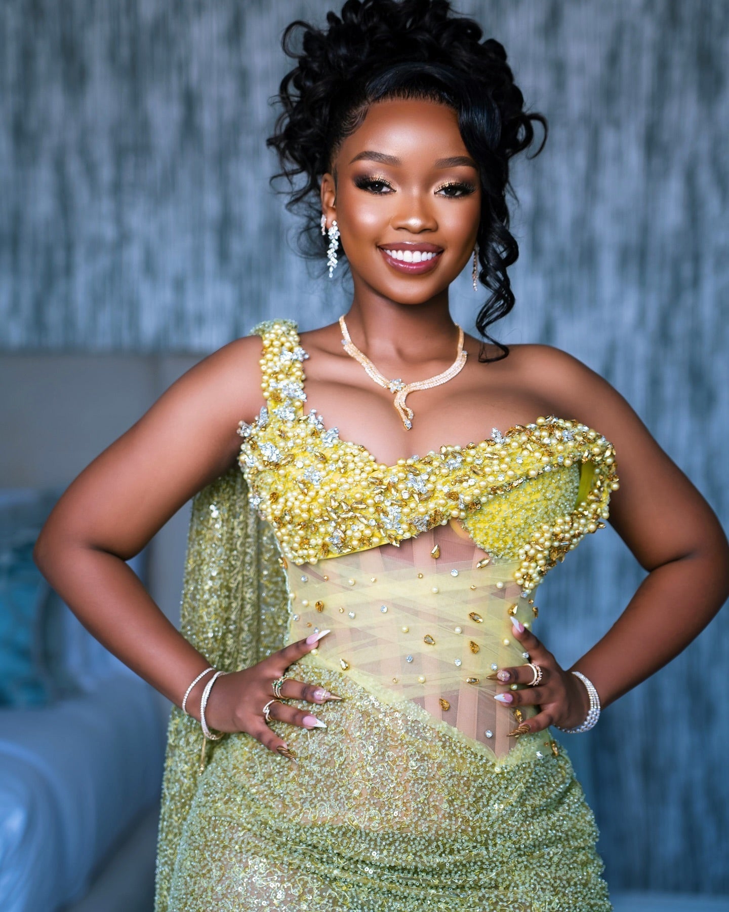 Sexy Long Prom Dresses Formal Evening Dress For Black Girls cg25456
