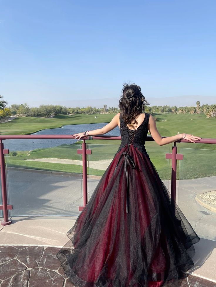 A Line Tulle Prom Party Dresses Unique Evening Dress cg25912