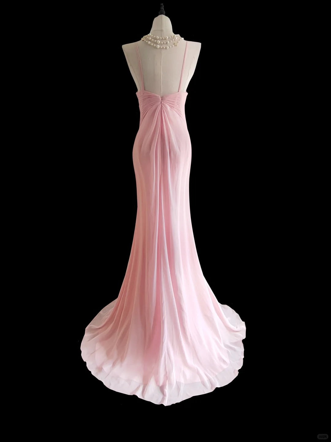 Pink Vintage Long Party Dress Evening Dress Prom Dresses cg25758