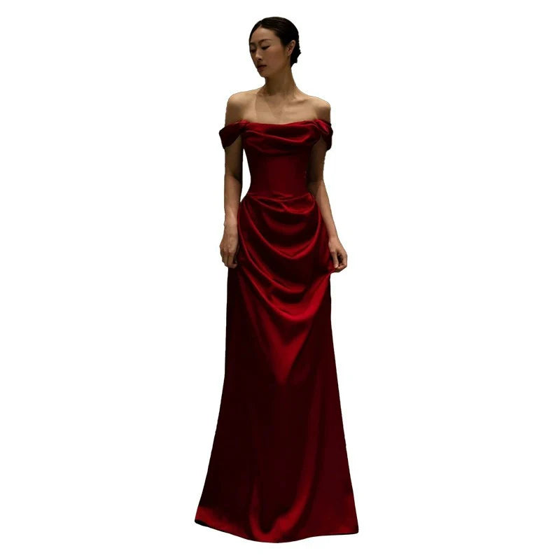 Schulterfreies Abendkleid, lang, Abschlussball, Abendkleid, formelle Kleider, cg25146