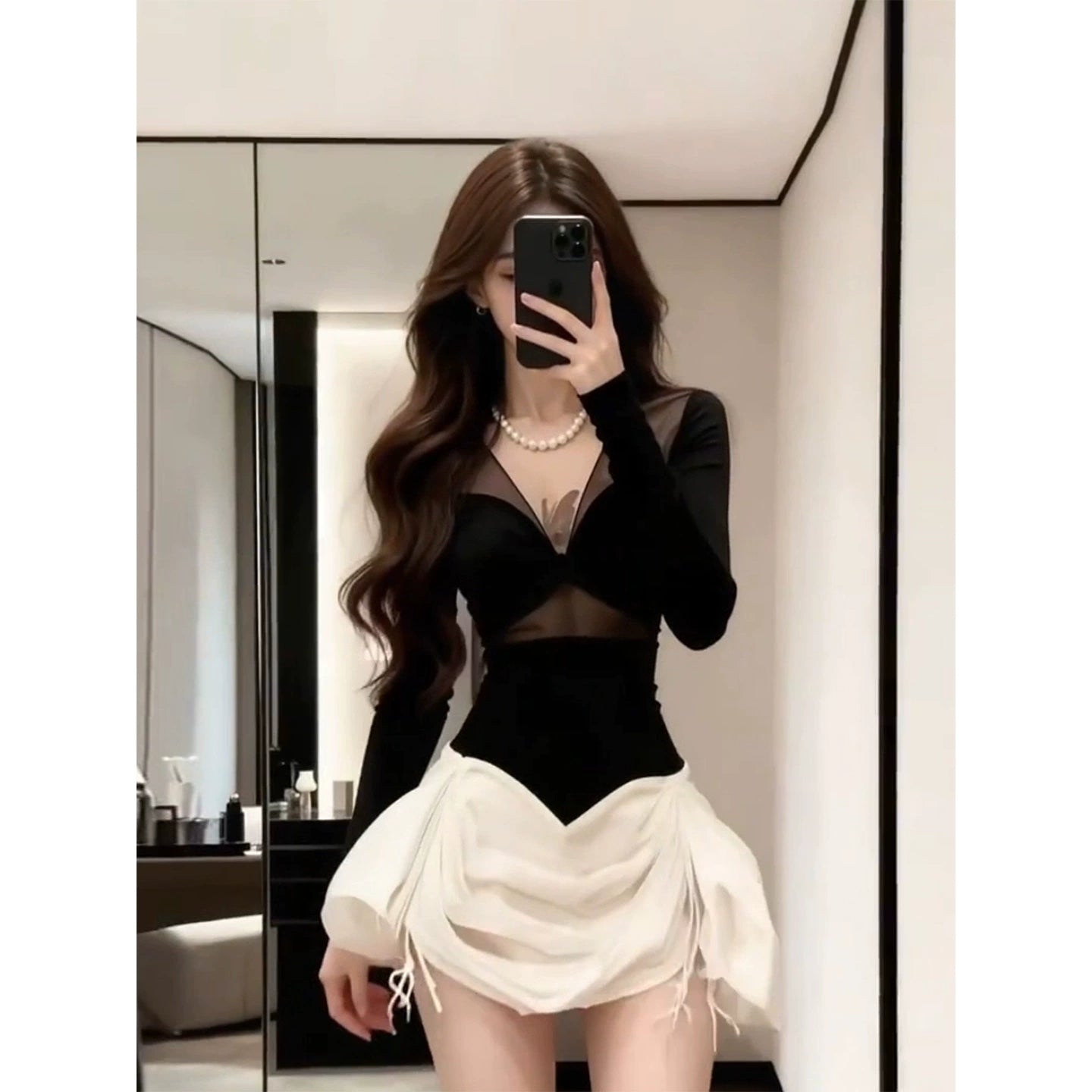 Blaues langes Ballkleid Abendkleid zum 21. Geburtstag cg26107