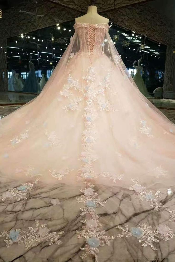 A Line On & Off Shoulder Dresses | V Neck Floor Length Lace Gown Girls Wear Prom Dress cg23239
