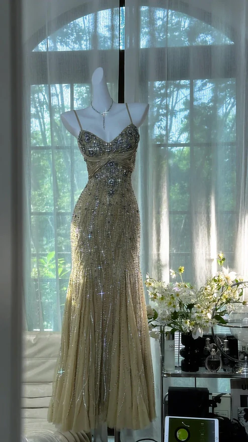 Blaues langes Ballkleid Abendkleid zum 21. Geburtstag cg26107