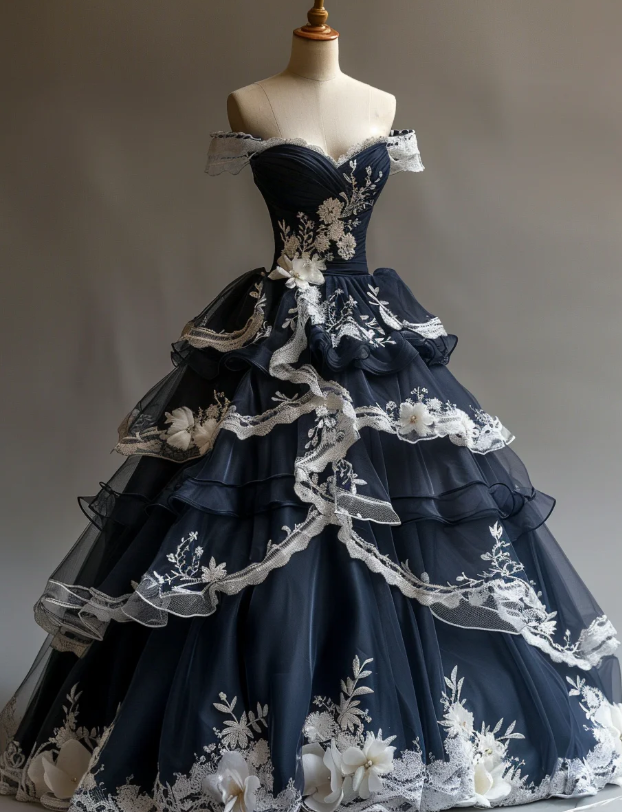 Off The Shoulder Ball Gown Formal Dress Birthday Dress Wedding Gowns cg26368