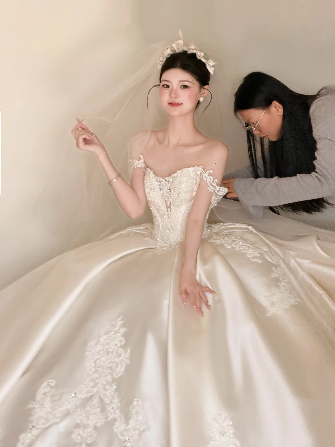 Blaues langes Ballkleid Abendkleid zum 21. Geburtstag cg26107