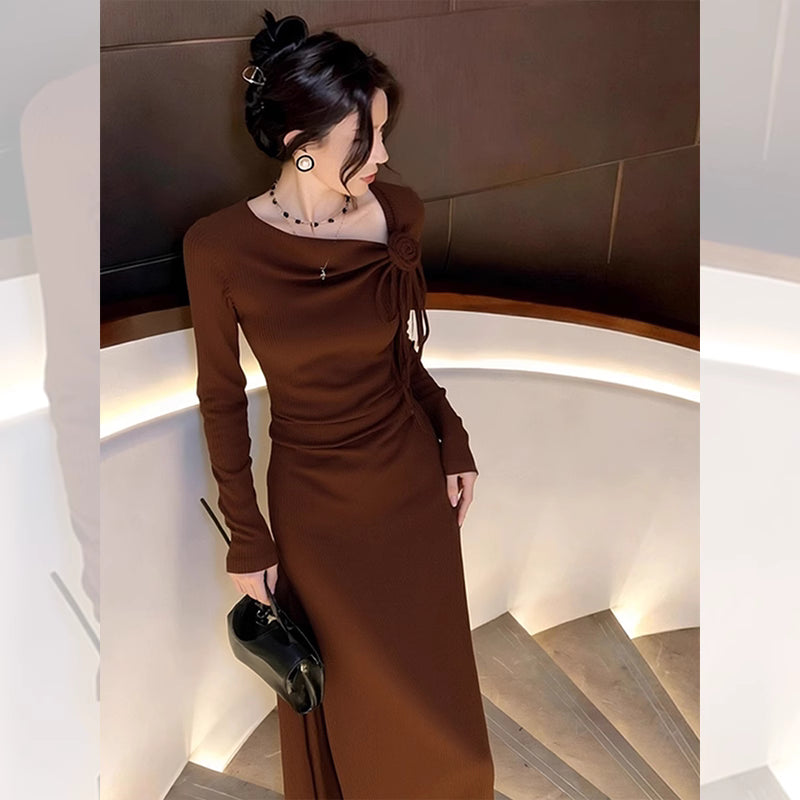 Blaues langes Ballkleid Abendkleid zum 21. Geburtstag cg26107