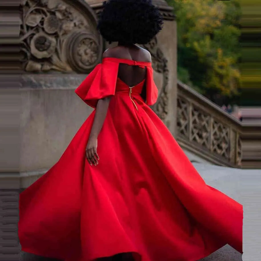 Red vintage prom dress, African clothing for women,African wedding dress for women, long prom dress, formal dress cg7099