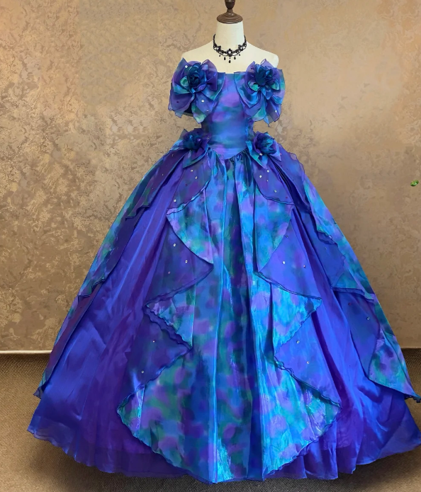 Off the shoulder Princess Birthday Dress Prom Dress cg26086