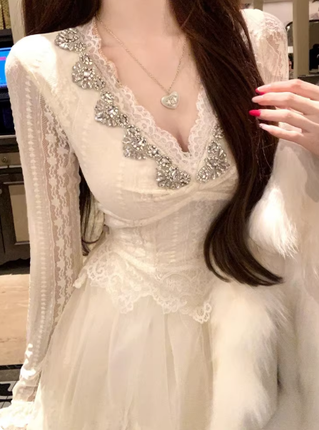 Blaues langes Ballkleid Abendkleid zum 21. Geburtstag cg26107